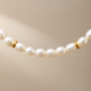 Collar de Perlas Áurea Collar de Perlas Áurea con perlas blancas y detalles dorados