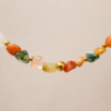Collar de Piedras Naturales Ocaso | Míneral Joyería Collar de piedras naturales Ocaso en tonos cálidos con detalles dorados