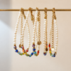Pulseras de Chakras Alma con perlas cultivadas y ojo turco