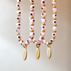 Pulseras de Ojo Turco Nazar Pulseras de ojo turco rosa Nazar con separadores dorados