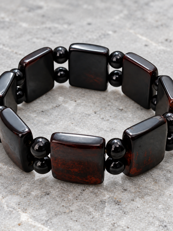 Pulsera de Piedra Koa para hombre