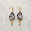 Aretes de Ágata Nox | Míneral Joyería Aretes de Ágata Nox