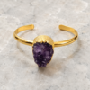 Brazalete de Amatista Origen con drusa natural
