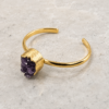 Brazalete de Amatista Origen con drusa natural