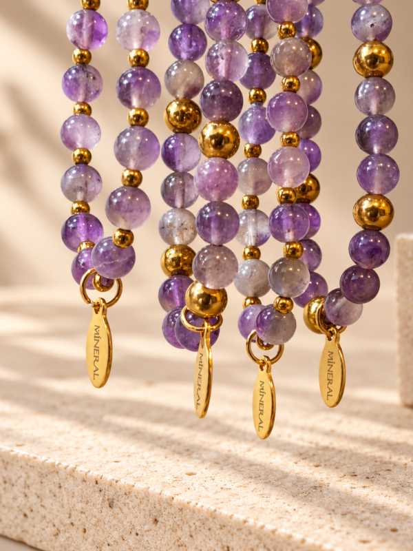 Pulseras de Míneral Joyería con piedras naturales