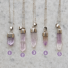 Collares de Amatista Selene con punta de amatista natural